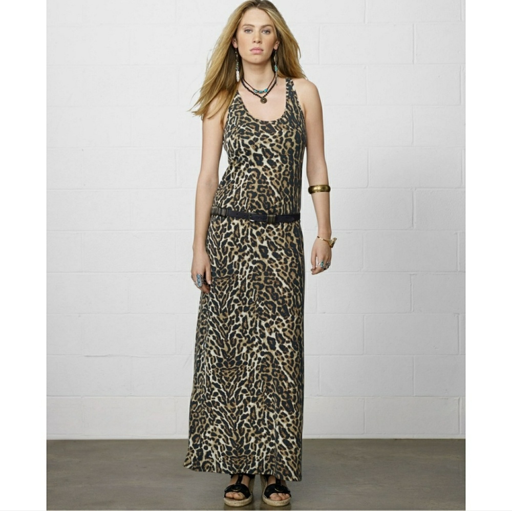 Rare Denim & Supply Ralph Lauren Boho Maxi Dres Festival Cottage Vacation Travel